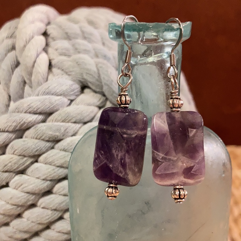 Amethyst earrings